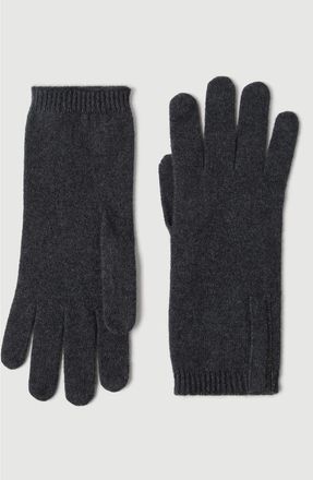 Brunello Cucinelli Cashmere knit gloves with monili in Lignite at Nordstrom, Size X-Small