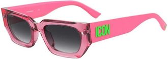 Dsquared2 Vintage Glamour Zonnebril - Dames - Zonnebrillen - Roze - 53 MM - Accessoires