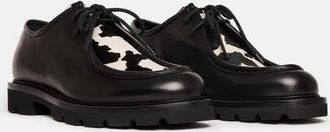 Scarosso Damiano Derbies in Black - Calf at Nordstrom, Size 41.5