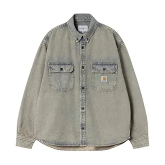 Carhartt Work in Progress Carhartt Wip, Denim Shirts, male, Blue, Size: M Tigan Shirt Jac