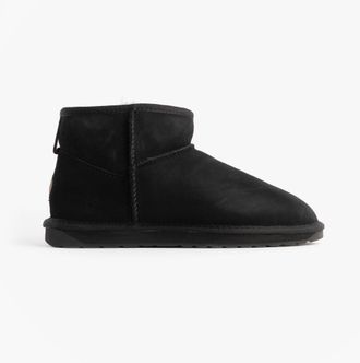 Emu Emu Australia Stinger Micro Womens Sheepskin Boot Black - Size UK 4