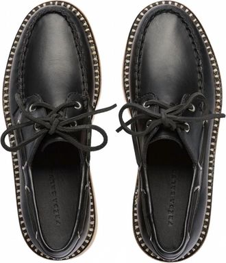 Freda Salvador Womens Collins Loafer In Black Calf