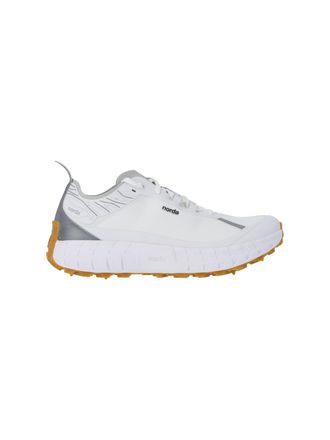 Norda Streamlined White Sneakers With Subtle Grey Accents