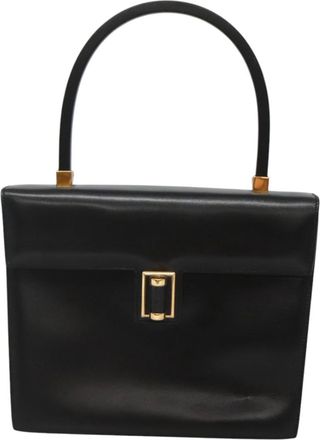 Gucci Black Leather Handbag (Pre-Owned)