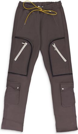 Rhude Gray Canvas Cargo Pants