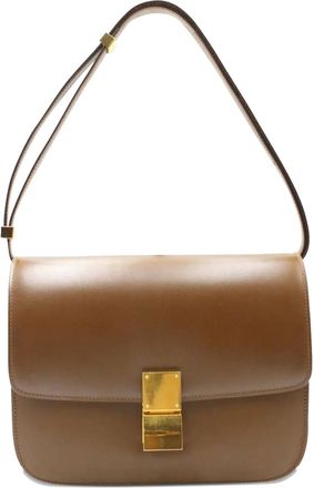 Celine medium Box shoulder bag - women - Leather/CALFSKIN - One Size - Brown
