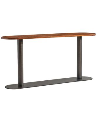 Bernhardt Brasea Pedestal Console Table