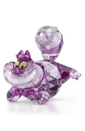Swarovski x Disney Alice in Wonderland Cheshire Cat Figurine in Purple at Nordstrom