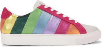 Kurt Geiger Womens Suede Lane Stripe Cupsole Sneakers - Multicolour - Size UK 5