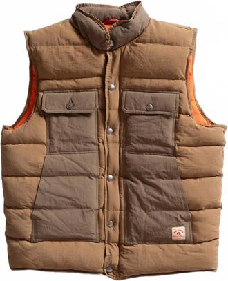 Iron And Resin Mens Maxwell Vest In Beige