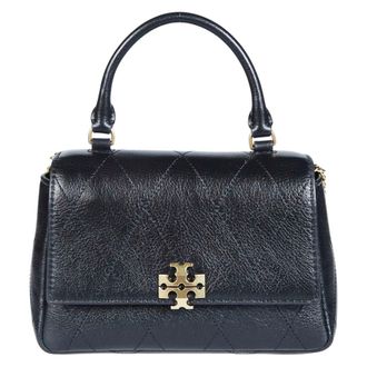 Tory Burch Charlie Quilted Top Handle Chain Wallet - - Bags - Donna - Nero - ONE SIZE