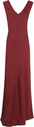 Cortana Kara- kersen zijden jurk- - Dames - Avondkleed - Rood - XS - Kleedjes