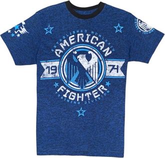 American Fighter Mens Training Division Tee In Navy