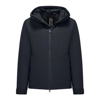 Bomboogie Gewatteerde Jas met Capuchon - Heren - Winterjassen - Blauw - S - Polyester - Jassen