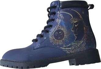 Generic Ankle Boots For Women: Lace Up Combat Boots Winter Chunky Heel Short Boots Low Heel Non Slip Sole Boots Round Toe Western Cowboy Boots Non Slip Ankle 