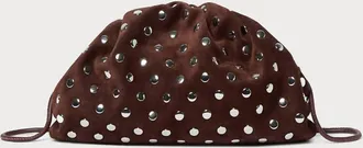 Loeffler Randall Womens Bailey Pleated Clutch In Espresso