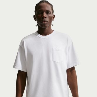 Nike Mens Nike Sportswear Premium Essentials T-Shirt in White | IH1123-100