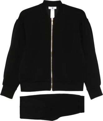 Twin-Set zip-up bomber jacket - Black