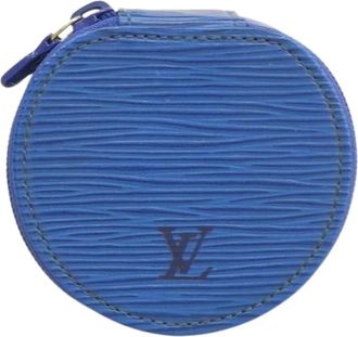 Louis Vuitton Pre-owned Accessories, female, Blue, Size: ONE SIZE Pre-owned Jewelry Case