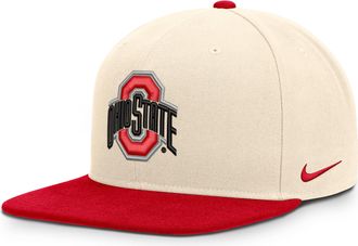 Nike Ohio State Campus Prep Nike Mens Dri-FIT College Adjustable Hat in Brown | NC120C3COH-TRY