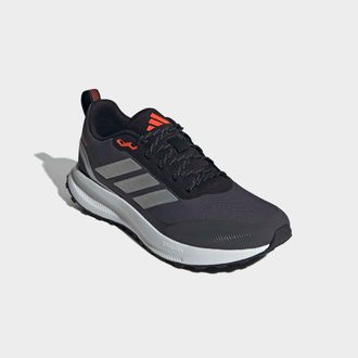 adidas Laufschuh ADIDAS PERFORMANCE RUNFALCON 5 TR, Herren, Gr. 42,5, silber (core schwarz, silber metallic, carbon), Synthetik, Textil, Schuhe Laufschuh