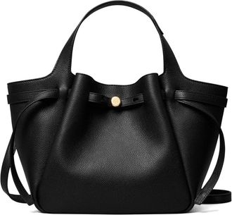 Tory Burch Zwarte Schoudertas Stijlvol Ontwerp - Dames - Handtassen - Zwart - ONE Size - Leer - Tassen