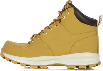 Nike Bruine lederen hoge laars met veters - Heren - Wandelschoenen - Groen - 36 EU - Leer - Fitness