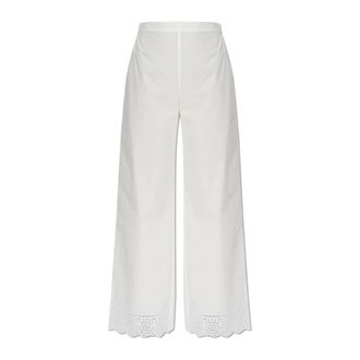 By Malene Birger Wide Trousers, female, White, Size: XL Gretana Trousers