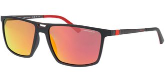 Jaguar 37630 Polarized 6100 Mens Sunglasses Black Size 59