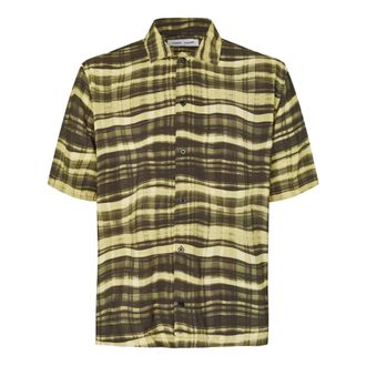 Sams&oslash;e & Sams&oslash;e Short Sleeve Shirts, male, Multicolor, Size: M Saayo X Shirt