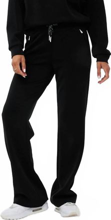 Esqualo Pull On Modal Pant In Black