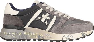 Premiata Lander Polyamide-Blend Leather Sneakers