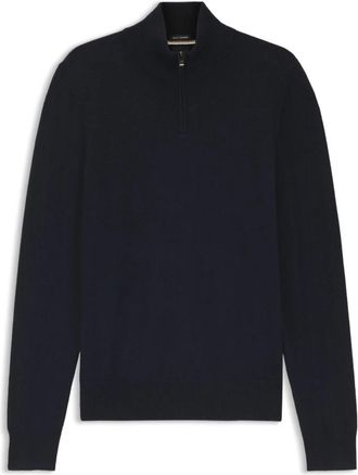 HUGO BOSS Cashmere Truien - Heren - Cashmere truien - Blauw - 2XL - Truien & Vesten