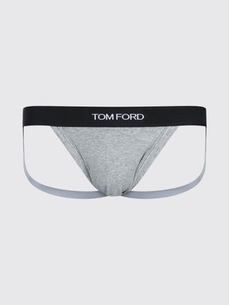 Tom Ford Jockstrap in cotone stretch con logo jacquard