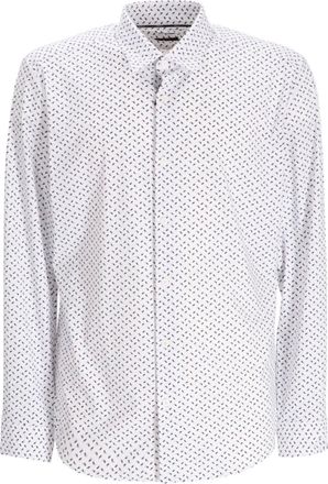 BOSS Camicia a fantasia - Bianco