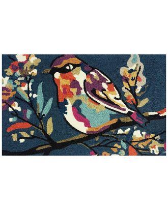 The Rug Market Autumn Watercolor Bird 30X48in Doormat