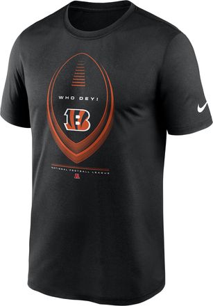 Nike Cincinnati Bengals Legend Icon Nike Mens Dri-FIT NFL T-Shirt in Black | NKGK00A9A-NDB