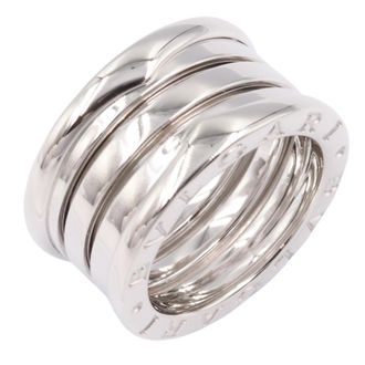 Bulgari Silver White Gold (18K) Band Ring (Pre-Owned)