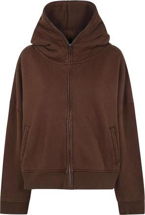 Entire studios Eternal Zip Sweatshirt - Dames - Vesten met rits - Bruin - S - Hoodies & sweatvesten