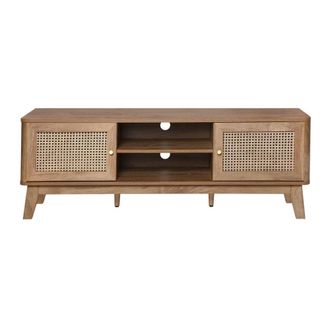 Calicosy Mueble tv 2 puertas efecto rat&aacute;n l140 cm
