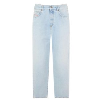 Diesel Straight Jeans, female, Blue, Size: W23 Light Denim Trousers