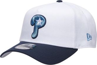 New Era Womens Philadelphia Phillies Phillies 9Forty A-Frame Cap - Adult White/Navy