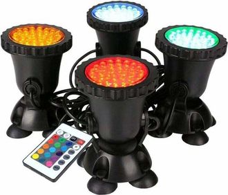 OEM Foco Led Sumergible Impermeable Rgb, Foco Ajustable Ip68 Resistente Al Agua Para Exteriores, Jard&iacute;n, Piscina, Estanque [clase Energ&eacute;tica A+]