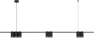 Milagro L&aacute;mpara Colgante (tira) Genesis Black 7xgu10