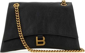 Balenciaga Crush shoulder bag - women - Leather/Calf Leather - OS - Black