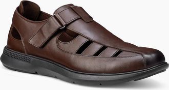 Hotter Mens Marlin Mens Wide Fit Shoes - Brown - Size: 8.5