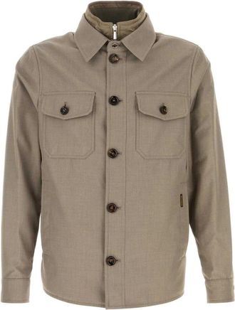 Moorer Dulac-Pum Jacket - Heren - Zomerjassen - Grijs - L - Polyester - Jassen