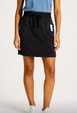 Splendid Womens Linen Blend Sandwash Skirt In Black