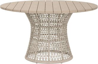Essentials For Living Knit Outdoor 54In Round Dining Table