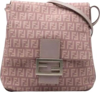 Fendi Pre-owned Cross Body Bags, female, Purple, Size: ONE SIZE Pre-owned Vintage Shoulder Bag